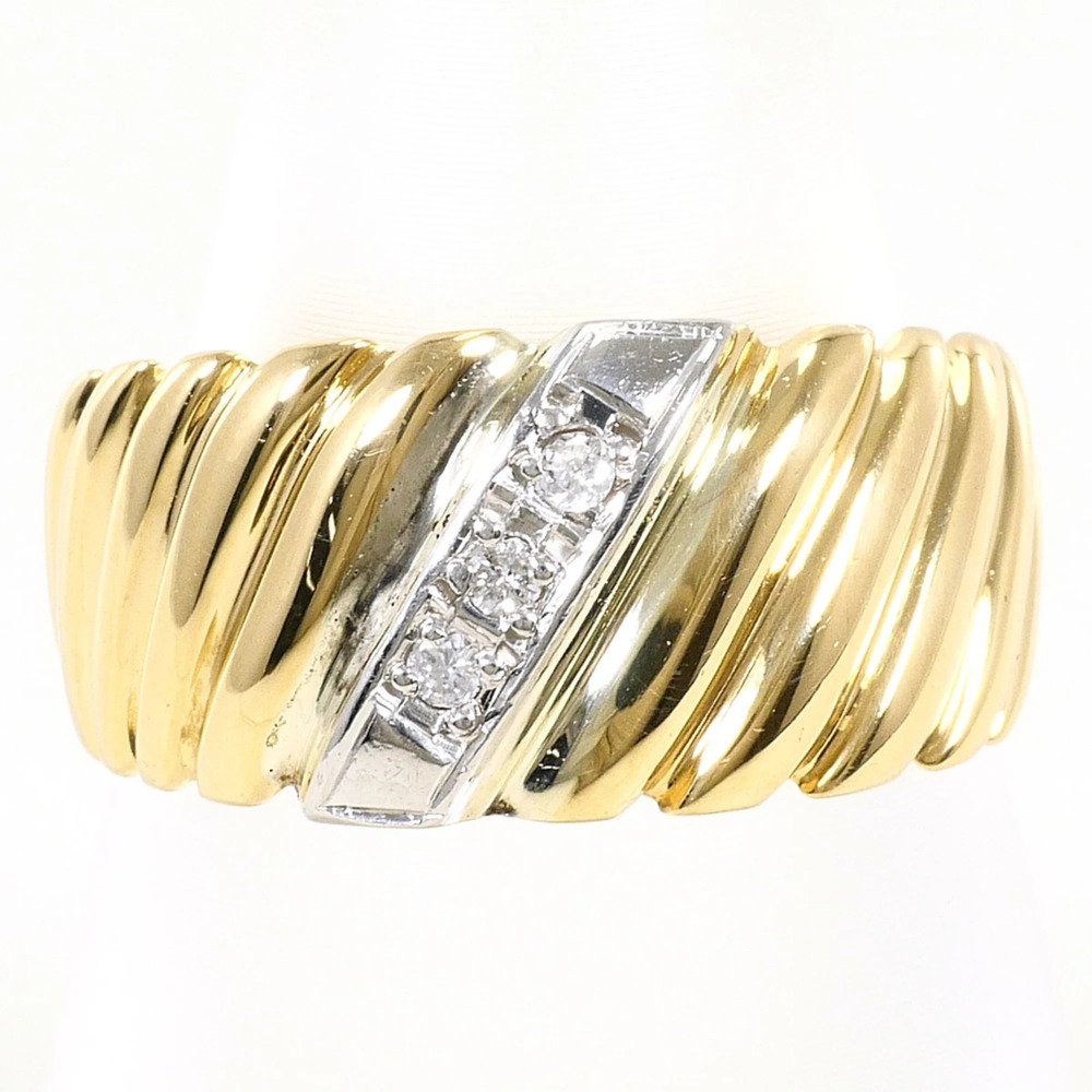 VINTAGE Gold Diamond Ring